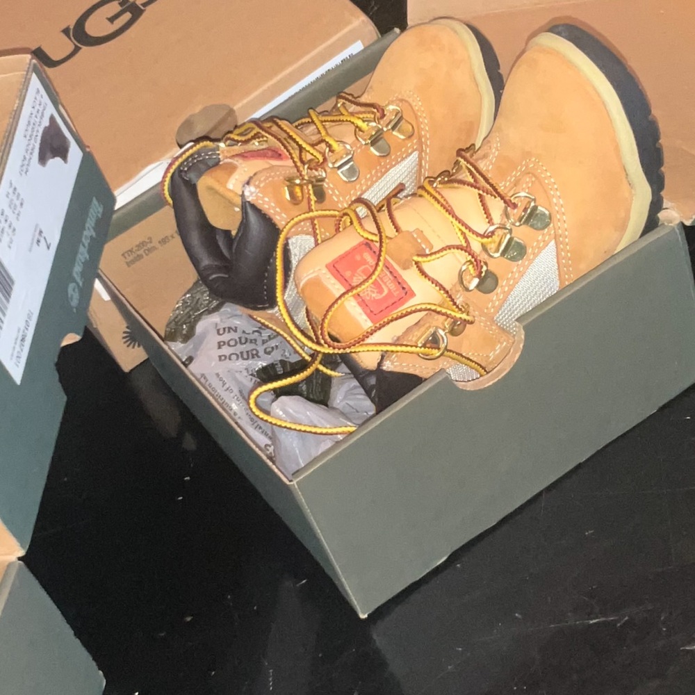 Toddler boots $50 for each! A bonus pair of sneakers for every purchase